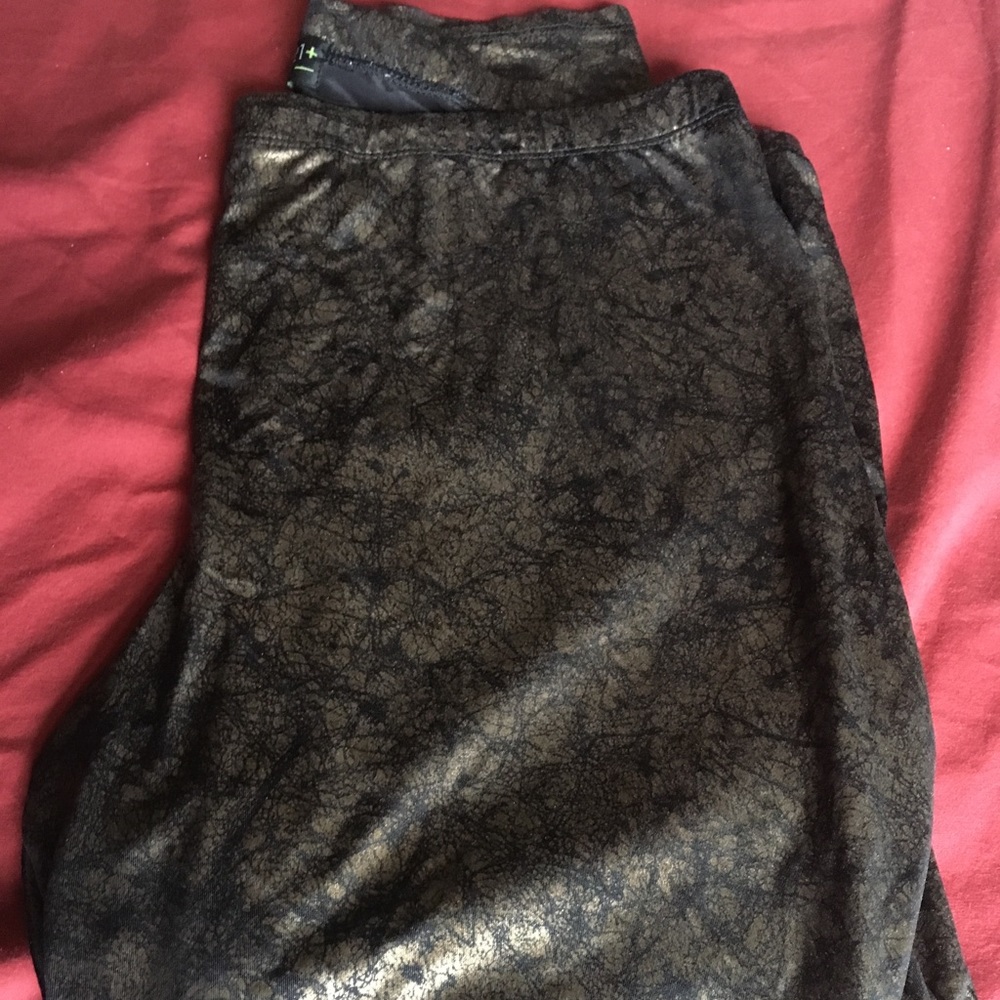 Black and Gold Leggings